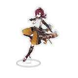 Anime Figure Genshin Impact Diluc Venti Klee Zhongli Cosplay Acrylic Stand Model Plate Desk Decor Standing Sign Keychain Gifts