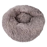 Round Dog Bed Long Plush Soft