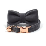 Velvet Cat Collar Personalized Customized ID