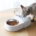 Pet  Bowl Fountain Automatic Food Water Feeder