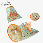 Pet Tunnel Toys Three Layers Ring Paper Drill