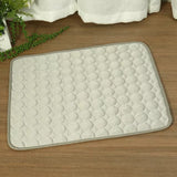 Pet Cooling Mat Breathable Ice Silk Cooling