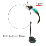 Funny Simulation Bird Interactive Cat Feather