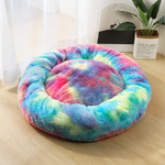 Colorful Round Sleeping Pet Washable Sofa Bed