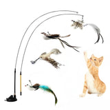 Simulation Bird Interactive Cat Stick Toy