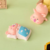 7pcs/set Cartoon Pig Animal Doll Toy