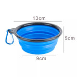350Ml Folding Silicone Dog Bowl Portable