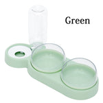 NEW Pet  Double Bowls Food Water Feeder Container