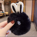 Sweet Imitation Rabbit Fur Rabbit Ears Elastic