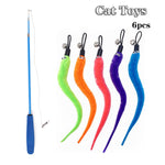 Cat Worm Toys 5/10pcs Interactive Retractable