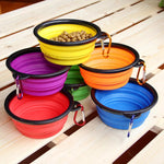 Dog Travel Silicone Bowl Portable Foldable