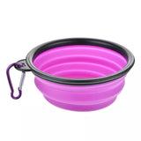 Dog Travel Silicone Bowl Portable Foldable