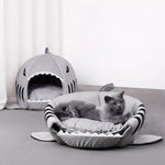 Pet Cat Dog Bed Warm Cushion Kennel