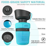 520ML Dog Water Bottle Foldable Feeding