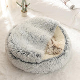 Super Soft Dog Bed Round Plush Mat