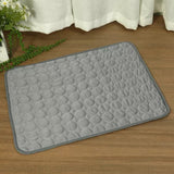 Pet Cooling Mat Breathable Ice Silk Cooling