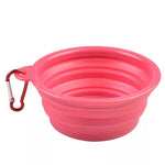 Dog Travel Silicone Bowl Portable Foldable