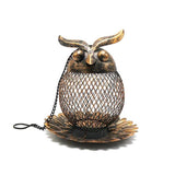 Wild Bird Owl Shape Feeder Outside Hanging