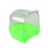 JMT Bird Bath Tub for Cage Parrot Anti-Slip