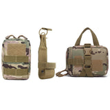 Tactical Dog Harness Bag Set Durable Pet Pocket