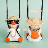 Swinging Duck Car Pendant