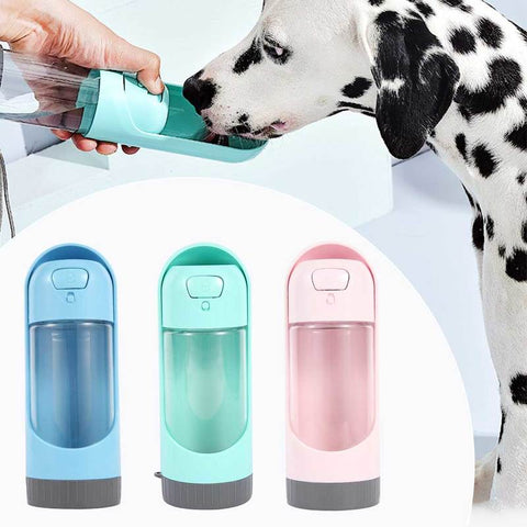 Portable Pet Water Bottle 300ml Drinking Bowl