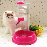 Pets Water Drinker Dispenser Food Stand