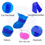 4Pcs Pet WaterProof Rainshoe Anti-slip Rubber Boot For Small Medium Large Dogs Cats Outdoor Shoe Dog Ankle Boots Pet