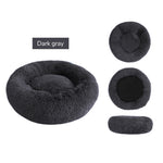 Donut Round Dog Kennel Fluffy Cushion Mat