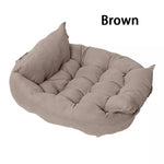 Foldable Super Soft Pet Bed With Pillow Kennel