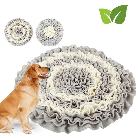 Dog Sniffing Training Mat Round Washable Blanket