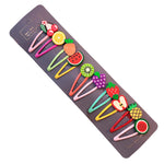 10/15 Pcs/Set Girls Cute Cartoon Animals Fruit Hairpins