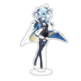 Anime Figure Genshin Impact Diluc Venti Klee Zhongli Cosplay Acrylic Stand Model Plate Desk Decor Standing Sign Keychain Gifts