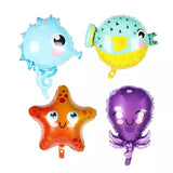 44pcs Sea World Ocean Animal Balloons
