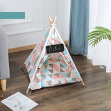 ZK30 Pet Teepee Bed White Canvas