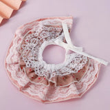 NEW2022 Lace Pet Scarf Cute Adjustment Belt