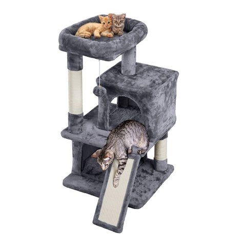 Cat Tree with Condo and Scratching Post Tower