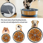 Slow Feeder Dog Bowl Insert Silicone