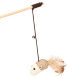 Plush Animal Cat Toy Hemp Rope Teasing