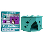 Felt Cat House Foldable and Detachable