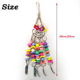 1 Pc Bird Chewing Toy Colorful Beads Bird