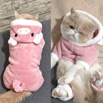 Pet Clothes Soft Warm Fleece Jumpsuits For Small Dogs