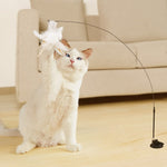 Funny Simulation Bird Interactive Cat Feather