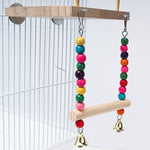 Parrot Bird Wooden Swing Perch Stand