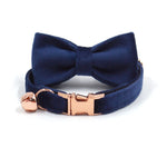 Velvet Cat Collar Personalized Customized ID