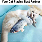 Cat USB Charger Toy Fish Interactive