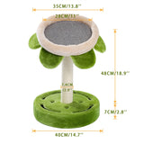 2 Size Cactus Style Cat Tree House Climbing Stratching