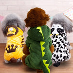 Pet Clothes Soft Warm Fleece Jumpsuits For Small Dogs