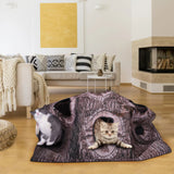 Cat Activity Play Mat Blanket Bark