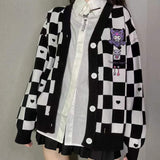 Japanese Oversized Kawaii Embroidery Cardigan Uniform